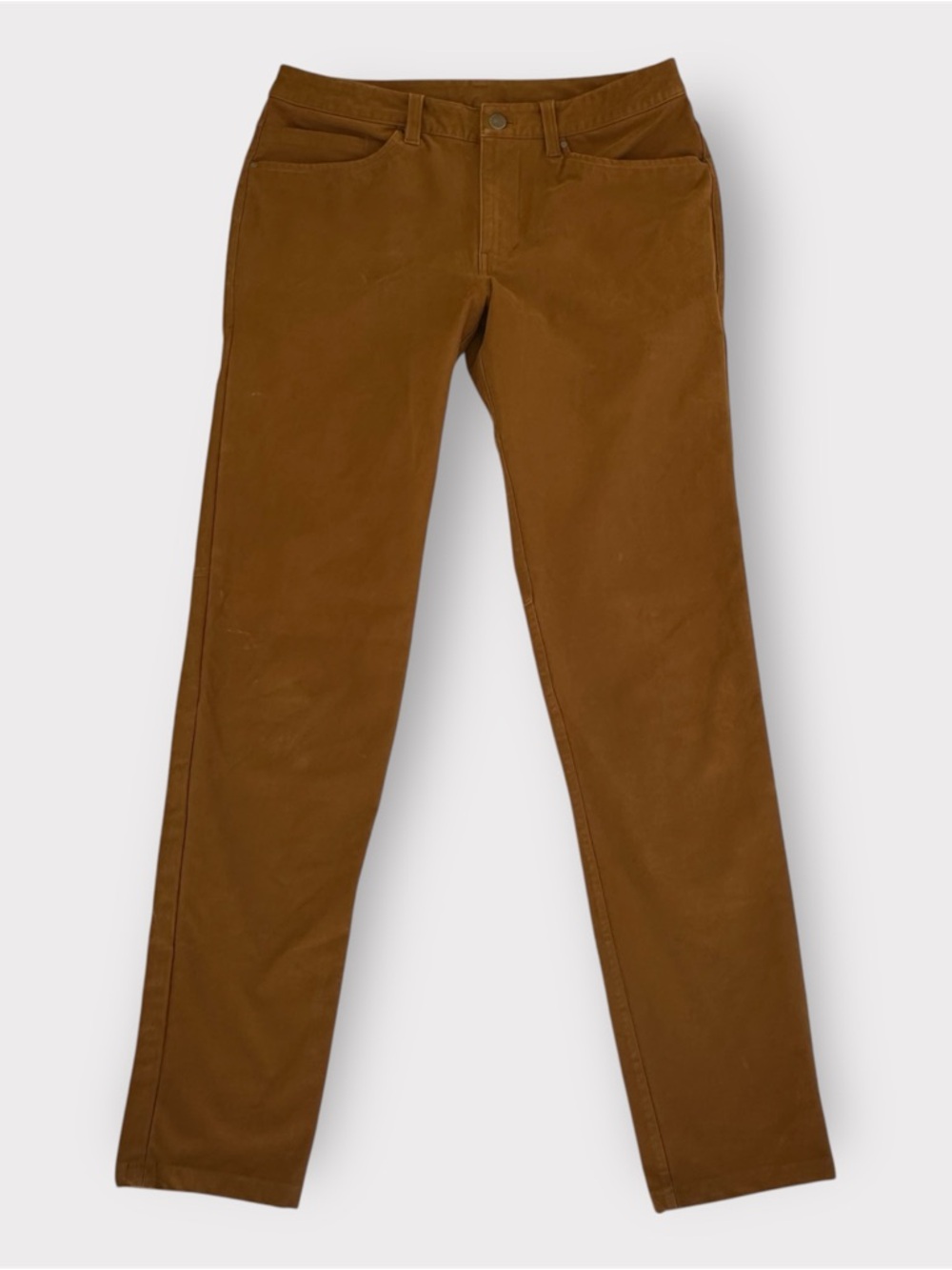 Lululemon Men's Tan ABC Slim Fit 5 Pocket Straight Pants - Utilitech Fabric